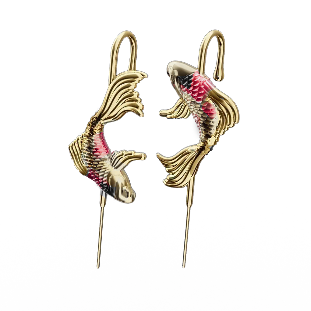 Serene Koi [Limited Edition - Pair - Gold]