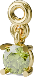 August Birthstone Charm in Gold