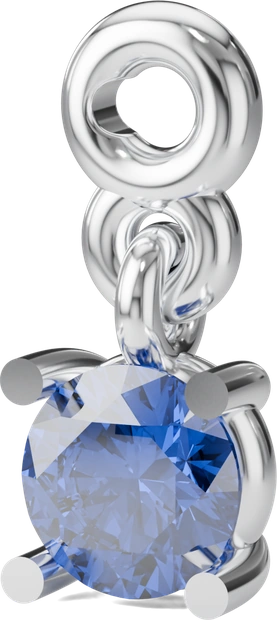 September Birthstone Charm in Silver