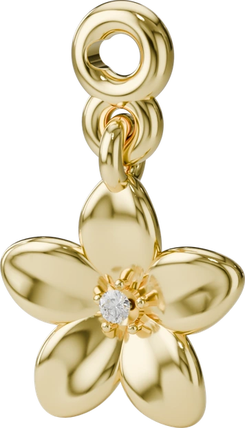 Jasmine Bloom Charm in Gold