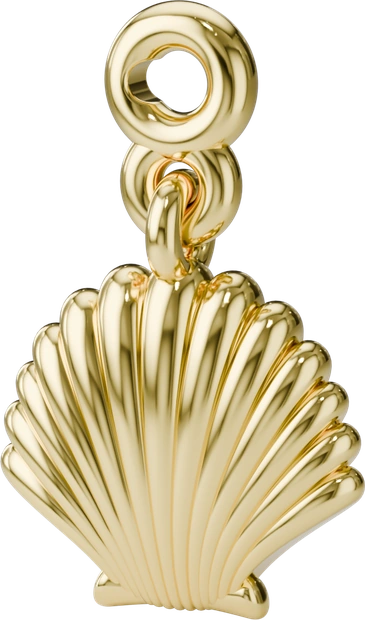 Seashell Charm in Gold